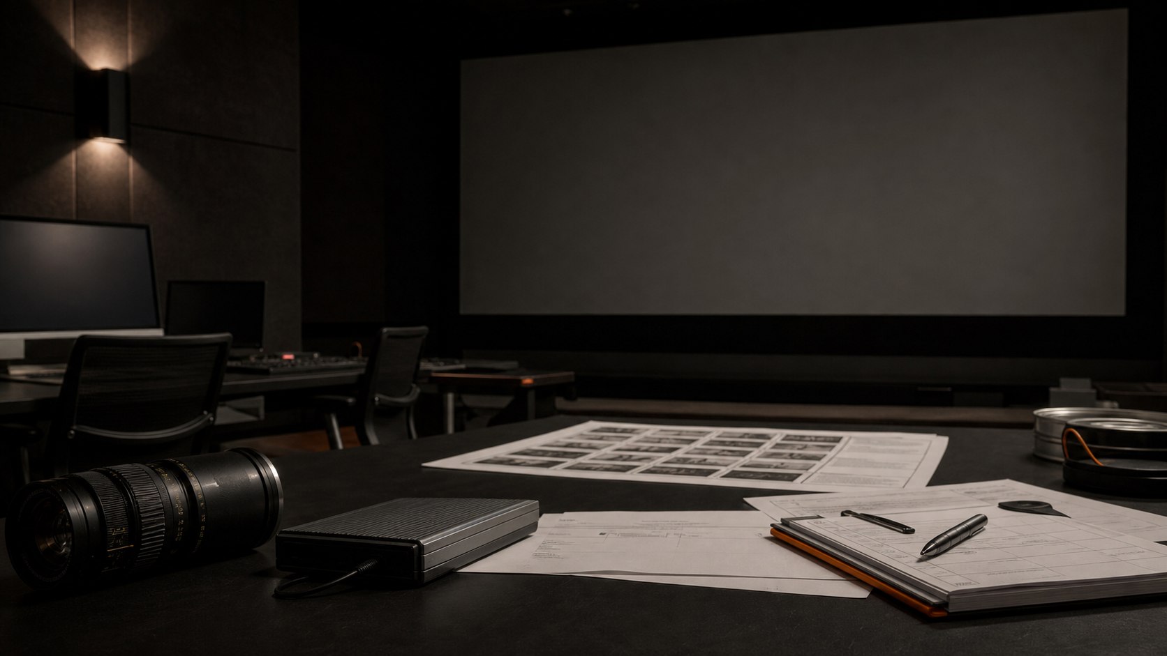 Pre-Production ve Post-Production çalışma masası